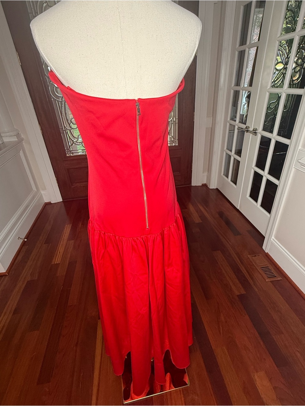 Alice + Olivia Oriana Strapless Drop Waist Maxi Dress With Hidden Pockets NWT 12 - Picture 7 of 12